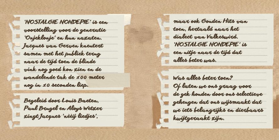 Nostalgie Nondepie